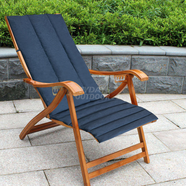 Comfortabel rieten stoelkussen voor buiten