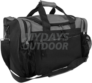Atmungsaktive Reisetasche mit zwei Netztaschen vorne für unterwegs, Sport-Reisetasche, Sporttasche MDSSD-1