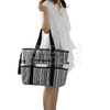 Große Strandtasche mit Reißverschluss, Strand-Einkaufstaschen-Organizer für Damen mit vielen Taschen MDSCB-2