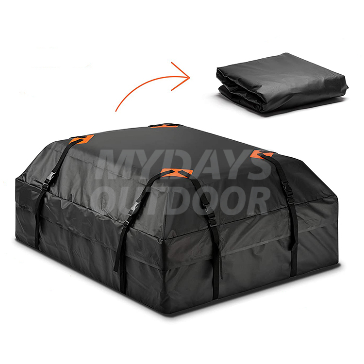 Kestävä kattotasoinen vedenpitävä tavaralaukku Premium-laadukas yleiskäyttöinen vedenpitävä taitettava katolla oleva autolaukku MDSCR-3