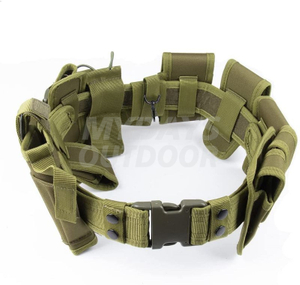 Tactische heupgordel met 10 stuks zakken holsterset militaire dienstriem MDSTA-8