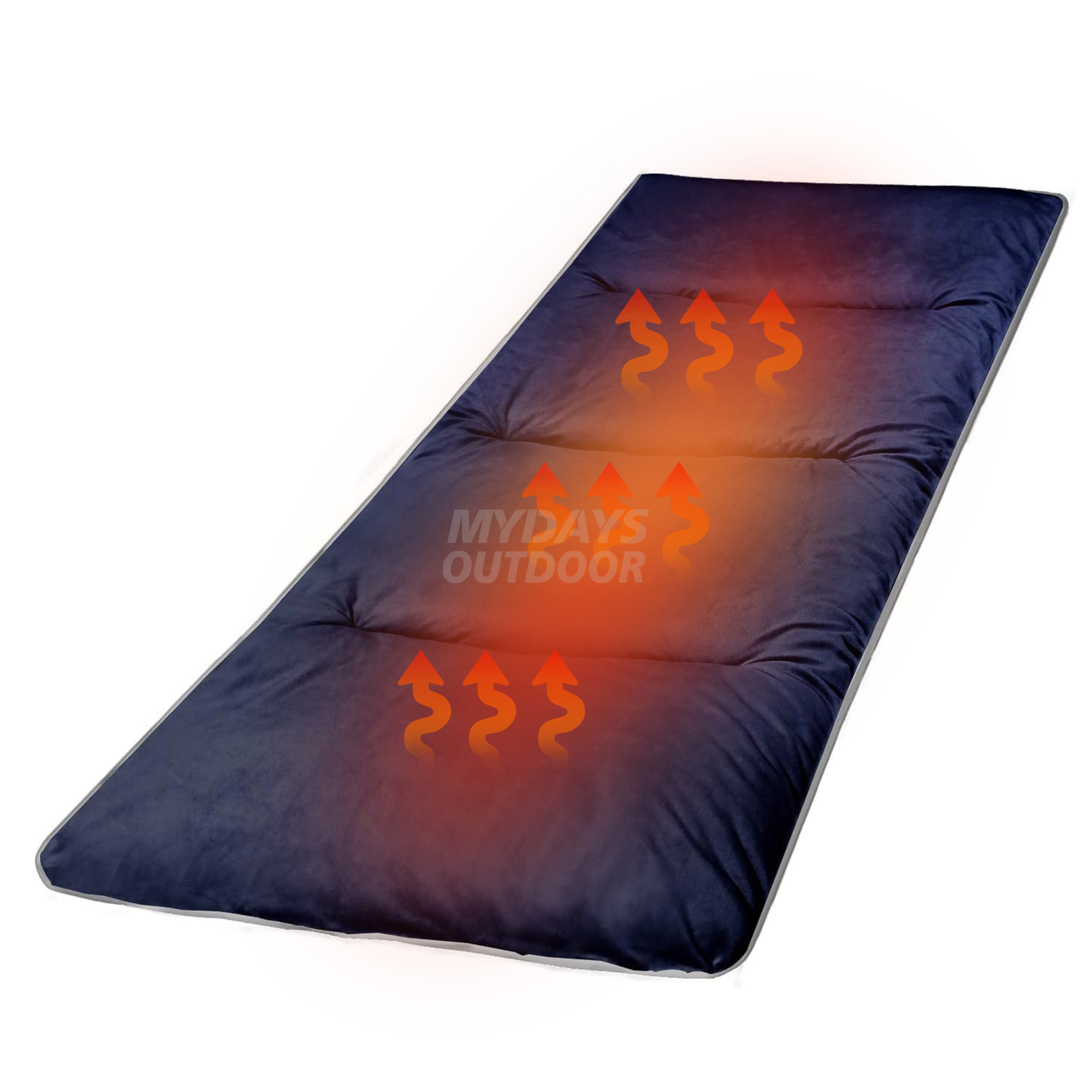 Almohadillas para cuna de acampada, colchón para cuna de dormir de algodón suave y cómodo calentado, MDSCM-30