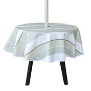 Housse de table de patio ronde avec trou pour parasol MDSGC-4