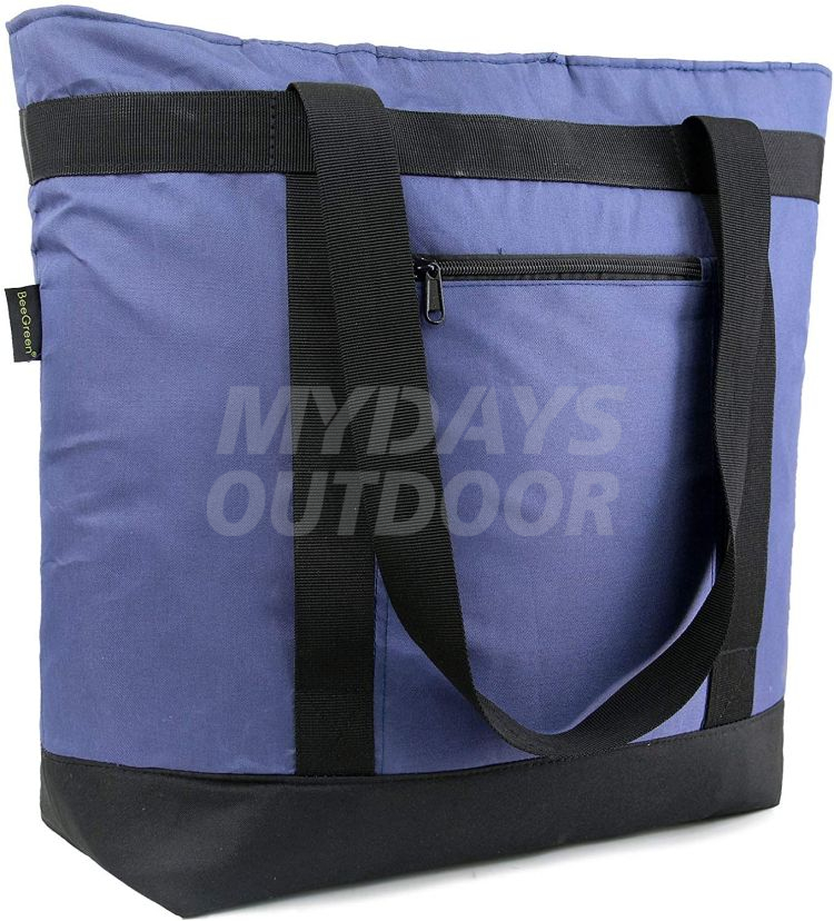 Isolierte Kühltasche mit Griffen, übergroße, robuste, auslaufsichere Gefrier-Einkaufstasche MDSCI-3