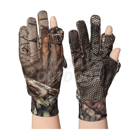 狩猟用迷彩指なし手袋 MDSHA-20