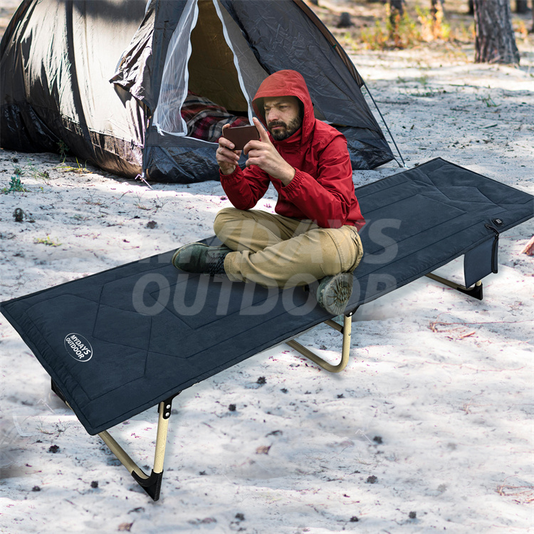 キャンプマット加熱された柔らかく暖かい快適なスリーピングコットマットレスパッドMDSCM-31