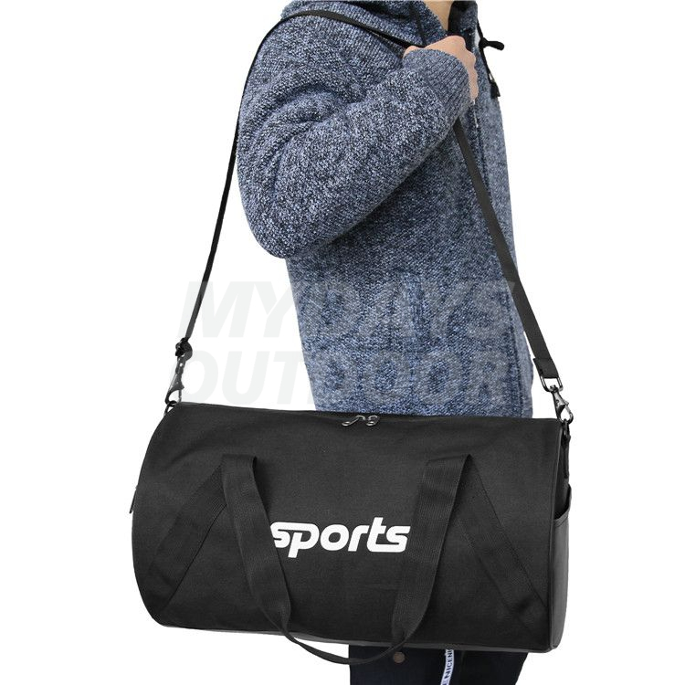 Zylinder-Sporttasche mit großem Fassungsvermögen und individuellem Logo und Schuhfach MDSCU-3