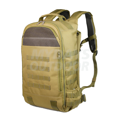Taktischer Herren-Wickeltaschen-Rucksack mit integrierter Wickelunterlage und Kinderwagengurt MDSHB-11