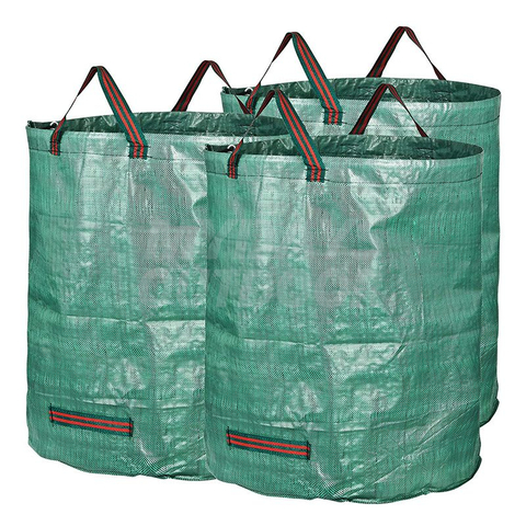Grands sacs réutilisables de déchets de feuilles de jardin de cour de piscine de pelouse MDSGW-1
