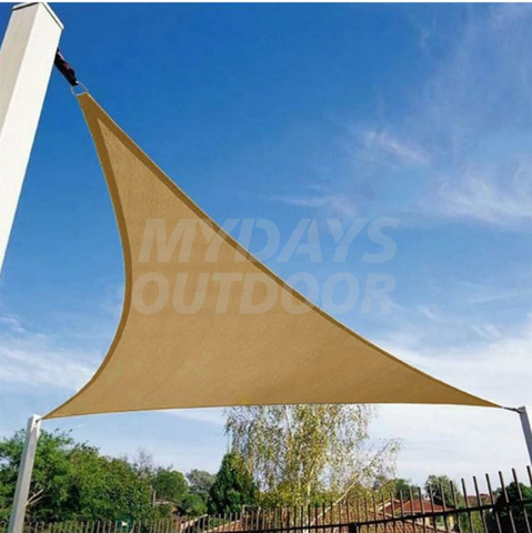 Vela parasol triangular para patio con bloque UV MDSGS-5