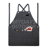 Canvas Trädgårdsförkläde med fickor i kök Matlagning Utomhus trädgårdsarbete MDSGA-3