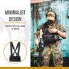 Tactical Chest Rig Bag Sportväst med 5,56/7,62 Gevär & Pistol Mag Pouch & X Strap MDSSC-5
