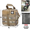 Bolsa médica táctica de primeros auxilios, bolso médico ligero con múltiples bolsillos, MDSTA-17