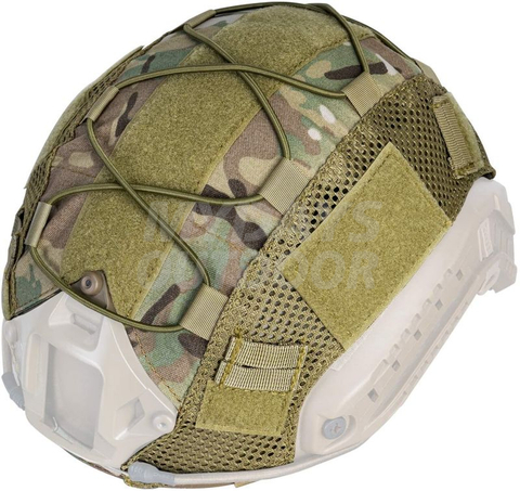 Taktisk hjelmdeksel for Airsoft-hjelm Militær Paintball Jakt Skyteutstyr MDSTA-15