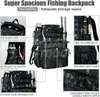 Mochilas de pesca de gran almacenamiento con dos soportes para cañas de pescar MDSFB-2 