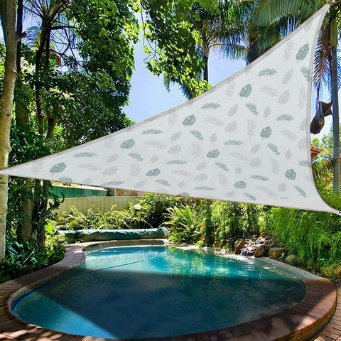 Vela triangular para sombrilla para patio, bloque UV para instalaciones y actividades al aire libre MDSGS-1