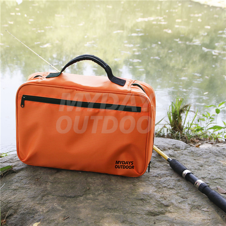 Bolsa de aparejos portátil para exteriores, bolso organizador de equipo y pesca, MDSFT-4