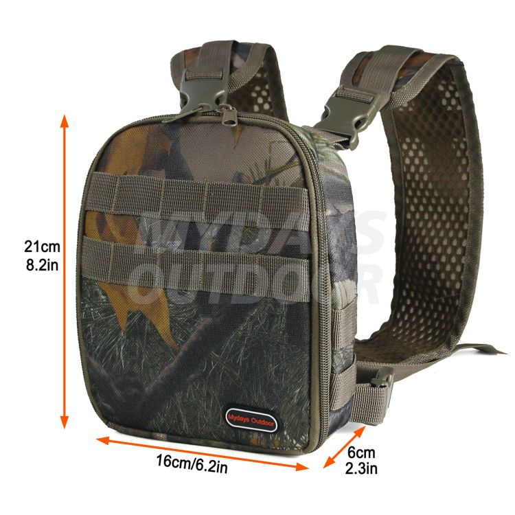 Outdoor Chest Pack kikare seleväska för jakt och avståndsmätare Jaktpaket MDSHA-1