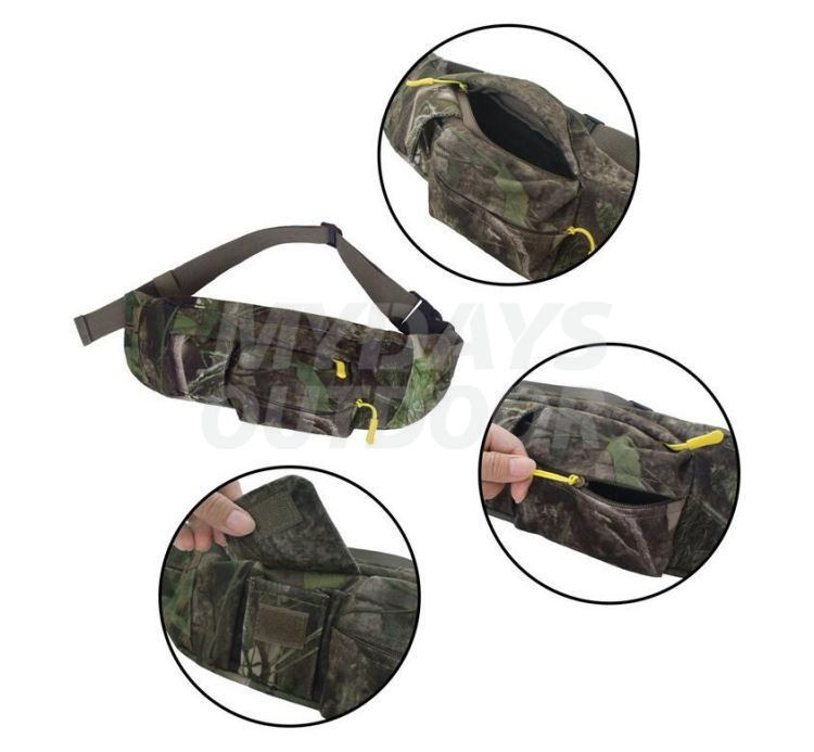 대부분의 야외 스포츠에 적합한 전술 패니 팩 군용 허리 가방 MDSHF-2
