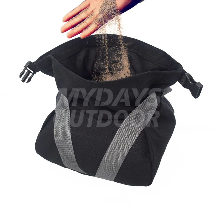 Sac de sable Kettlebell en toile réglable avec poignée pour l'entraînement à domicile Yoga Fitness MDSSW-2