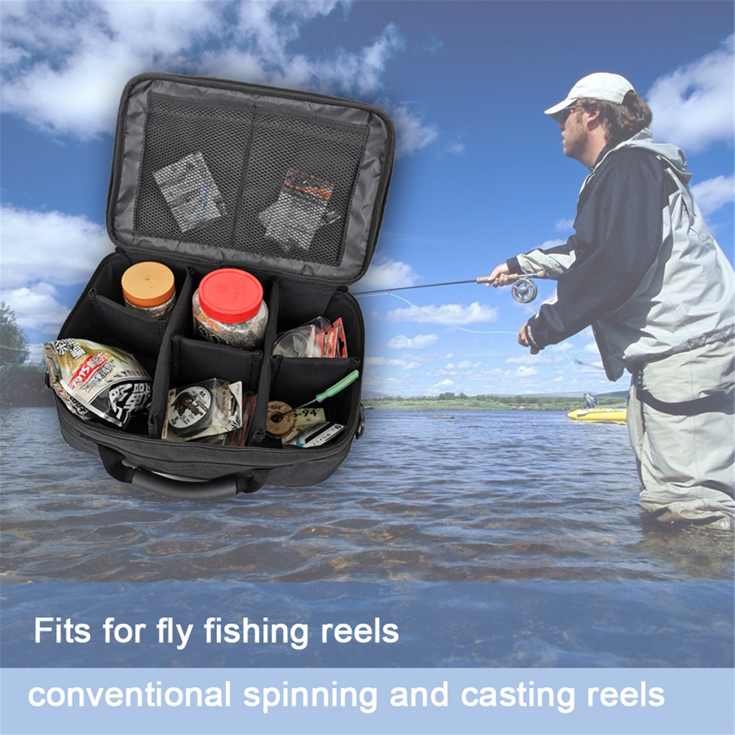 MSDFT-3 fishing tackle bag