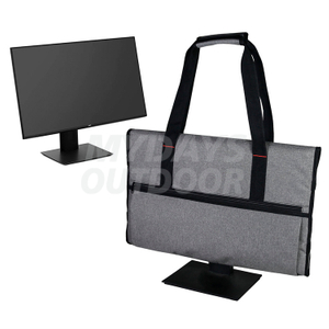 Suojaava näyttölaukku matkalaukku 21,5' LCD-näytöille ja näytöille pehmustetulla samettivuorella MDSOB-1