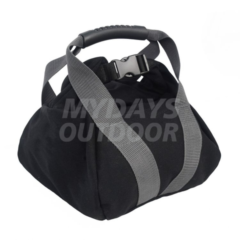 Justerbar Canvas Kettlebell Sandbag med håndtak for trening Hjemmetrening Yoga Fitness MDSSW-2