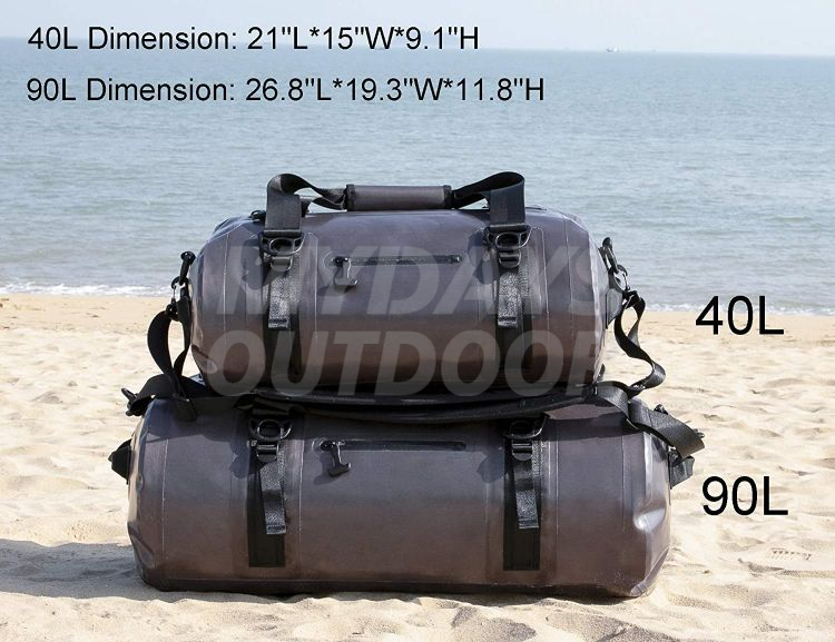 Wasserdichte, trockene Reisetasche mit großer Kapazität für Motorrad, Kajakfahren, Rafting, Skifahren, Camping MDSCD-2