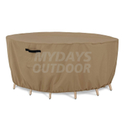 Cubierta para mesa de patio antidecoloración, cubierta para juego de comedor para exteriores MDSGC-20