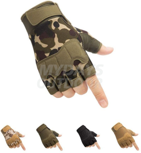 Fingerlösa taktiska handskar Militär utomhushandskar för skytte Jakt Motorcykelklättring MDSTA-3