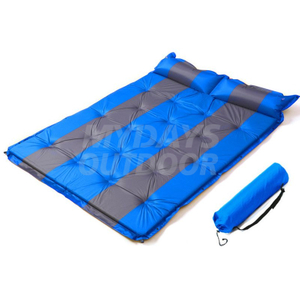 キャンプ用インフレータブルスリーピングパッド 枕付き MDSCM-23