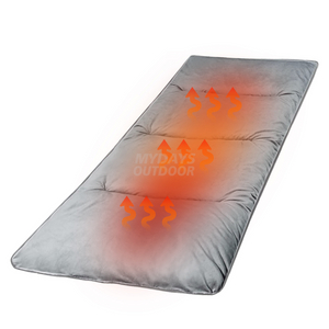 キャンプ用ベッドパッド加熱された柔らかく快適な綿スリーピングコットマットレスパッド MDSCM-30