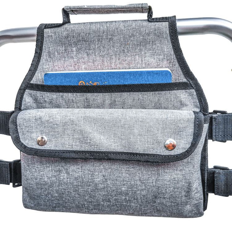 Dubbelsidig Walker Bag Walker Organizer-väska med mugghållare ger handsfree förvaring för rollator eller hopfällbar rollator MDSOW-2- Mydays Outdoor