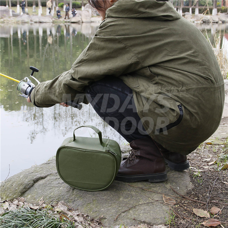 Bärbar liten fiskeväska Flugfiskeväska Reel Gear Bag MDSFT-2 