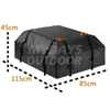 Kestävä kattotasoinen vedenpitävä tavaralaukku Premium-laadukas yleiskäyttöinen vedenpitävä taitettava katolla oleva autolaukku MDSCR-3