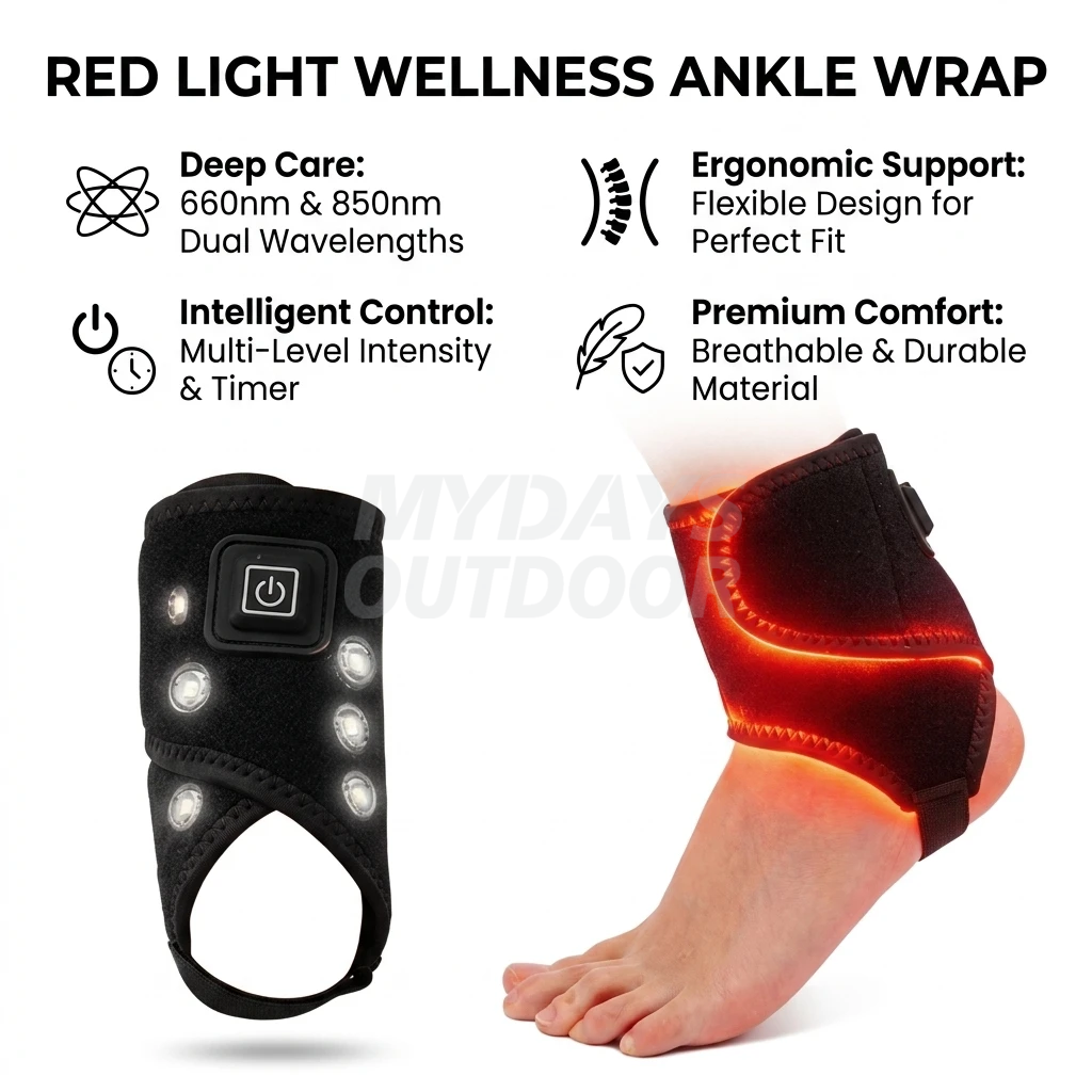 Red Light Therapy Ankle Wrap (10) Red Light Therapy Ankle Wrap (10)