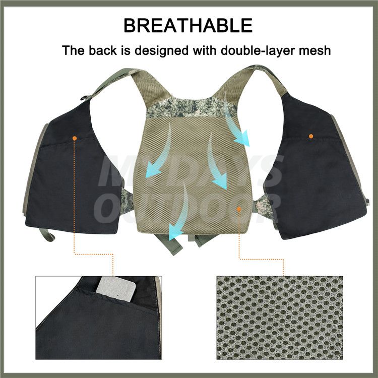 Camouflage Fishing Vest (4)