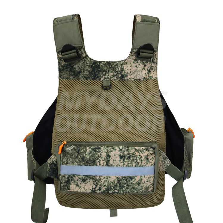 Strap Camouflage Fishing Vest Adjustable for Fishing And Outdoor Activities MDSFV-5