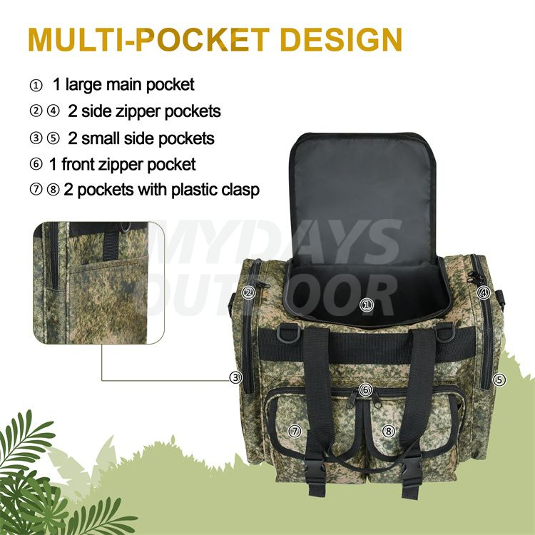 Custom Fishing Tackle Storage Bag with Shoulder Strap MDSFT9