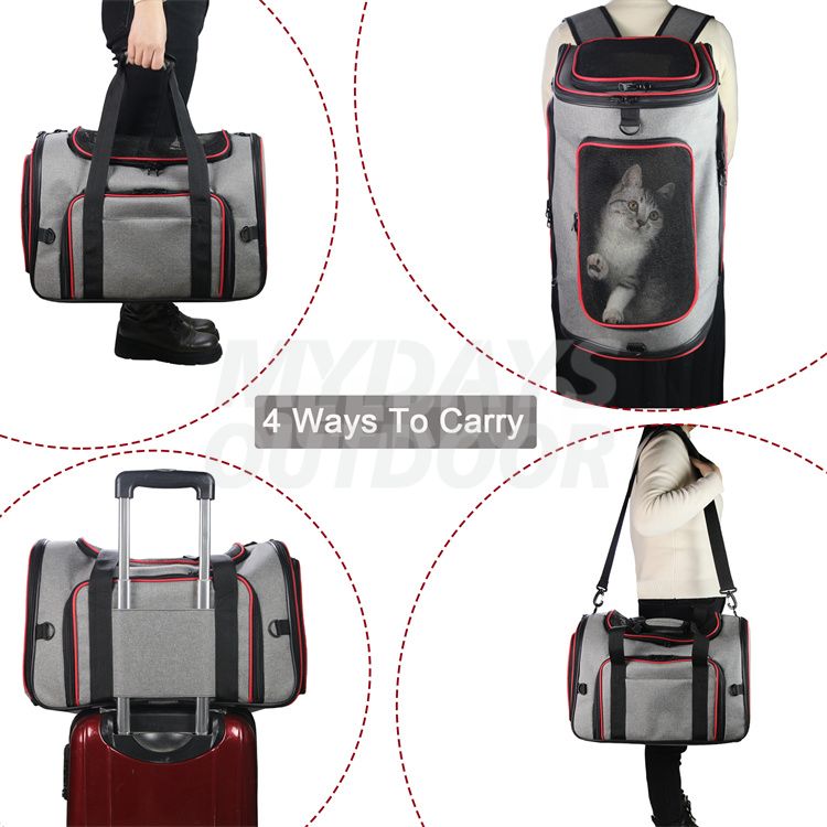 3 Sides Expandable Pet Carrier Bag MDSPB-003
