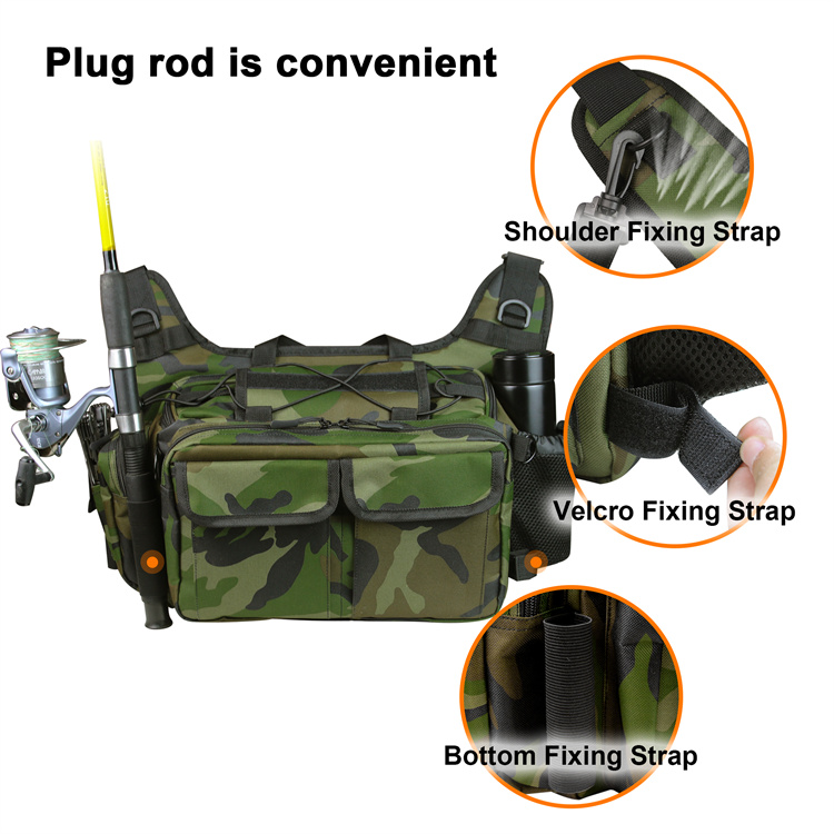  YVLEEN Sling Fishing Tackle Bag - Outdoor Fishing Tackle  Storage Pack - 2023 Newest Design Water-Resistant Fishing Waist Bag Cross  Body Fly Fishing Sling Pack : Sports & Outdoors