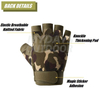Fingerless Tactical Gloves Outdoor Military Gloves for Shooting Hunting Motorcycling Climbing MDSTA-3