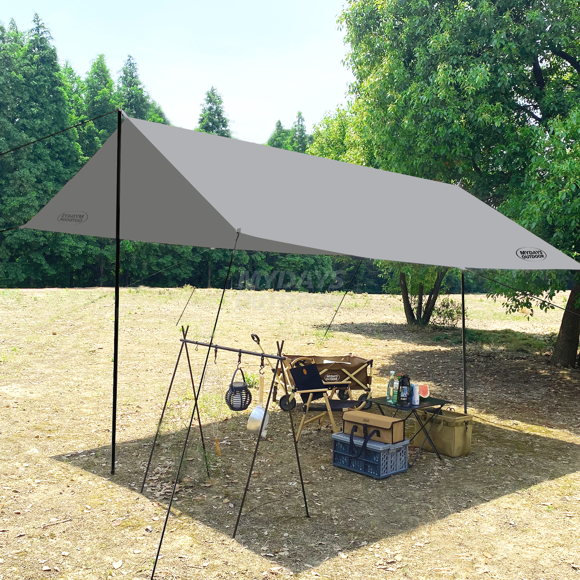 UV50+ 420D Camping Sunscreen Tarp MDSCT-7