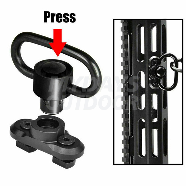 4 Pack QD Sling Swivels, for Two Point and Traditional Sling Swivel Mount Set MDSTA-21