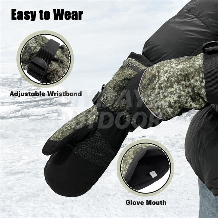 Heated Gloves For Women & Men | Rechargeable Winter Mittens With Touch Screen & 3 Heat Settings