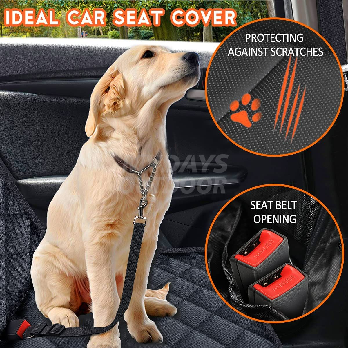 Pet Rear Seat Cover MDSCC-006