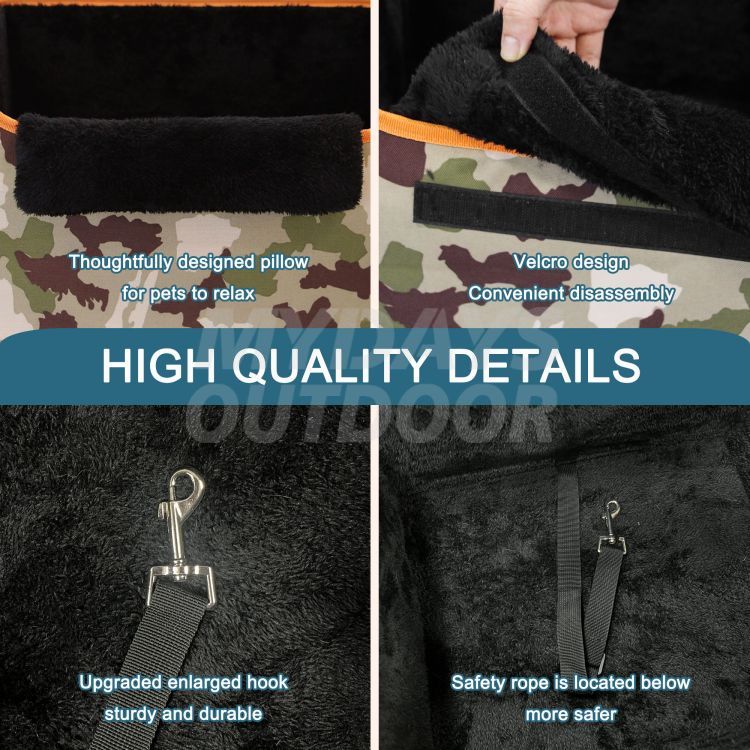 Booster Tempat Tidur Mobil Anjing Tinggi MDSZK-009