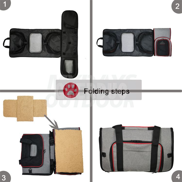 3 Sides Expandable Pet Carrier Bag MDSPB-003