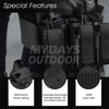 Open-Top Molle Dobbelt/Triple Magasin Tactical Mag-pose til riffel og pistol MDSTA-9