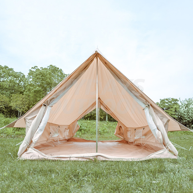 Baumwoll-Retro-Zelt für Outdoor-Glamping-Camping-Kabinenzelt MDSCE-1
